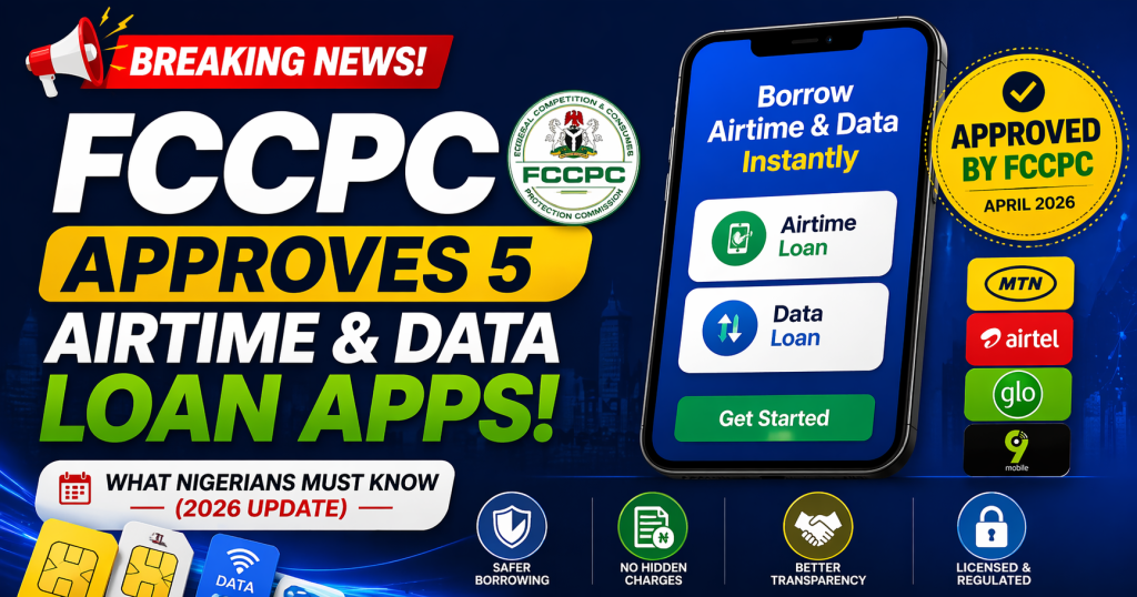 FCCPC approved data and airtime loan companies